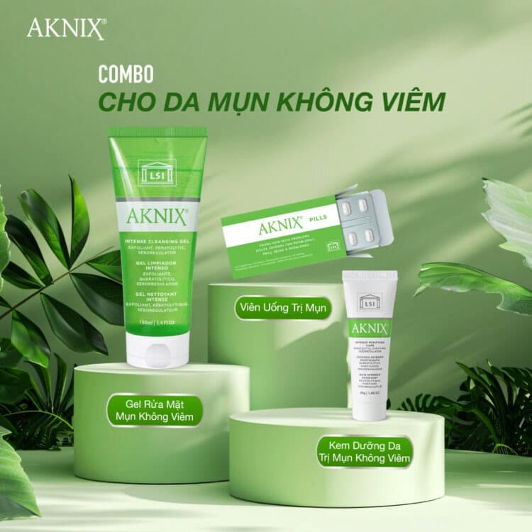 Sữa rửa mặt cho da dầu, da mụn AKNIX Intense Cleansing Gel - Thumbnail 5
