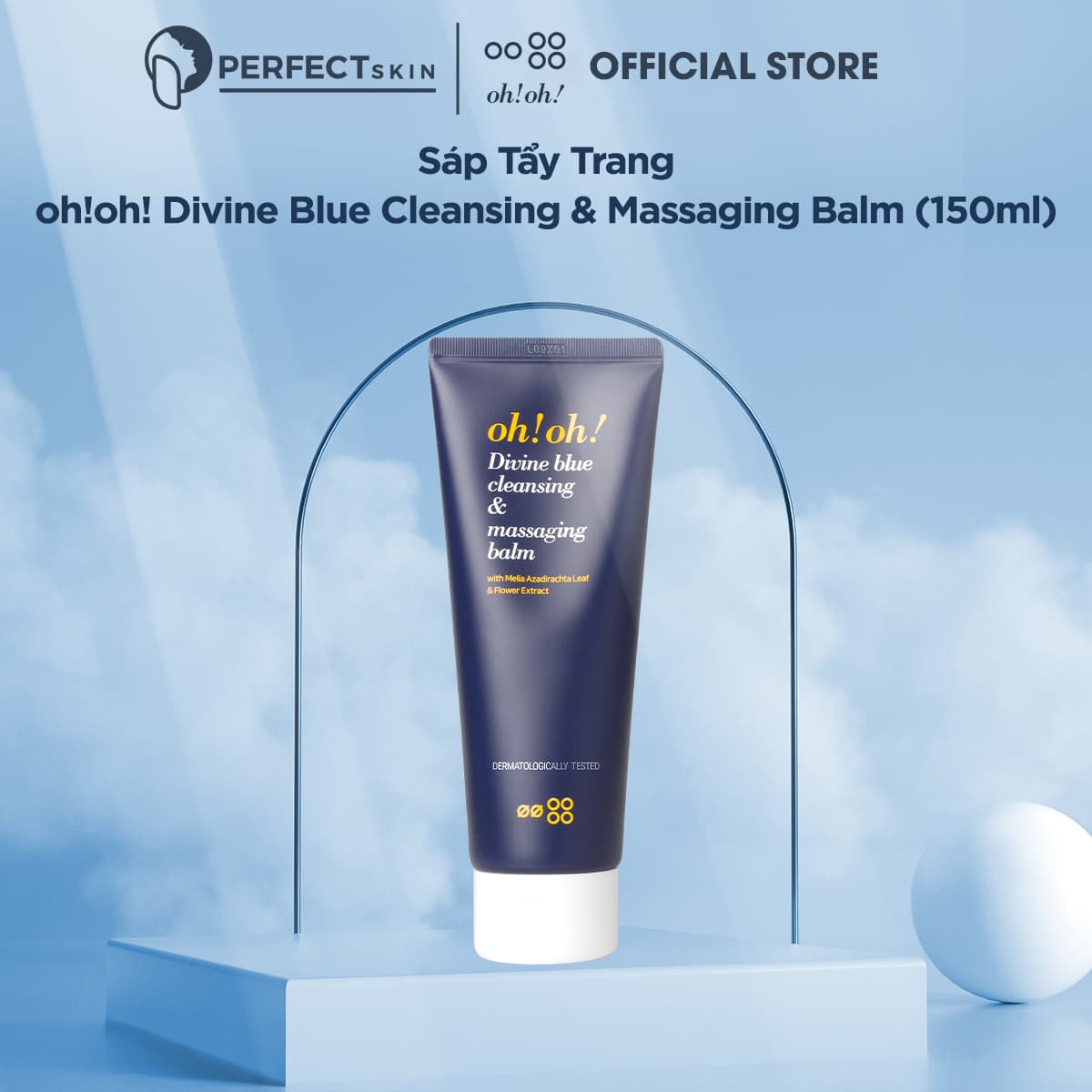 Sáp Tẩy Trang Làm Sạch Sâu, Làm Dịu Da oh!oh! Divine Blue Cleansing & Massaging Balm - Thumbnail 2