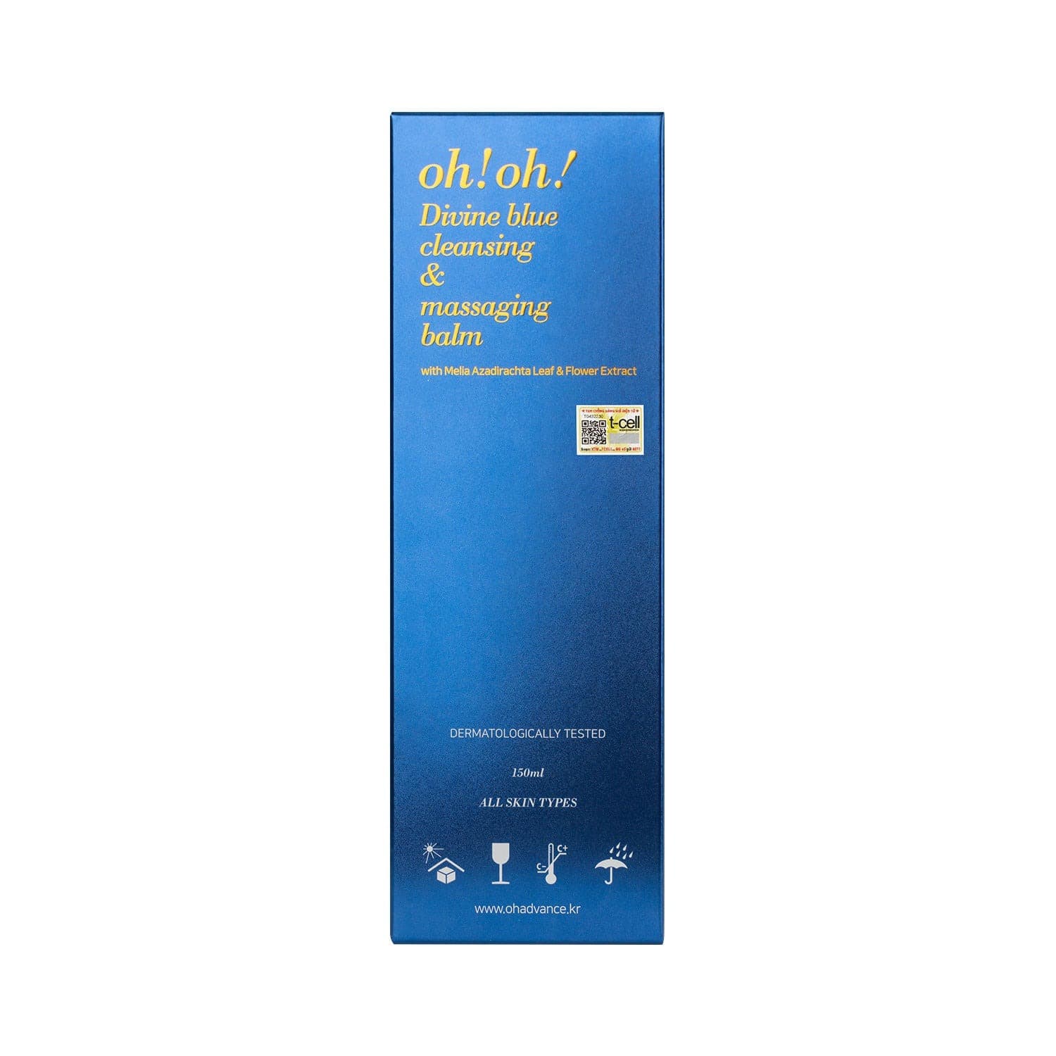 Sáp Tẩy Trang Làm Sạch Sâu, Làm Dịu Da oh!oh! Divine Blue Cleansing & Massaging Balm - Thumbnail 4