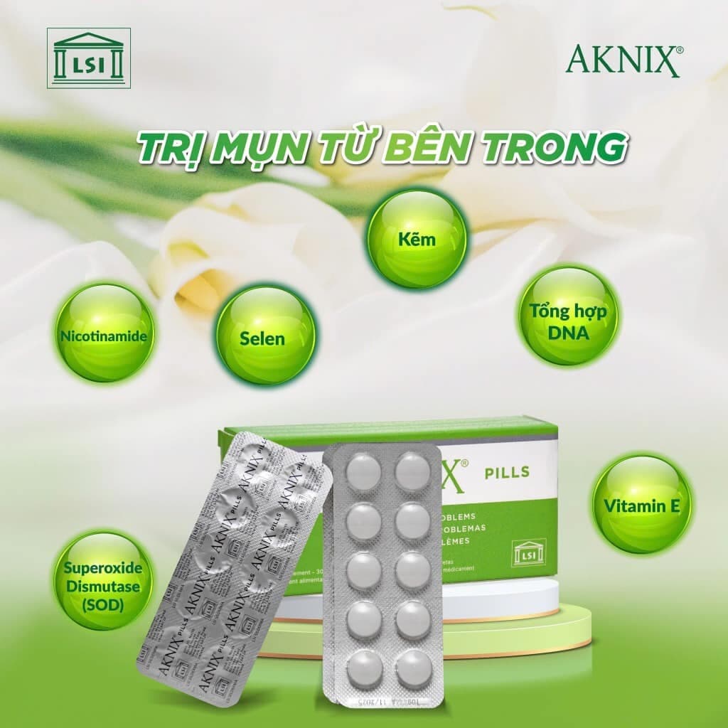 Combo AKNIX hỗ trợ điều trị mụn cho phụ nữ trưởng thành, mụn nội tiết - Thumbnail 4