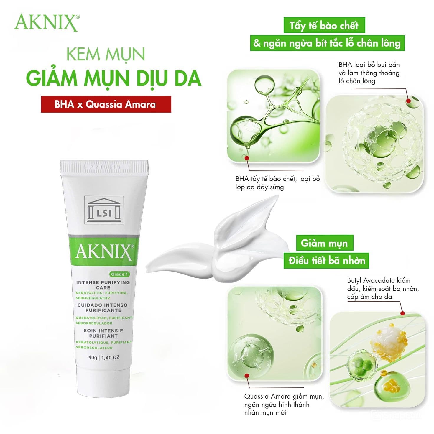 Combo hỗ trợ trị mụn không viêm AKNIX® giúp điều tiết bã nhờn, dầu thừa, thanh lọc da, phục hồi da - Thumbnail 3