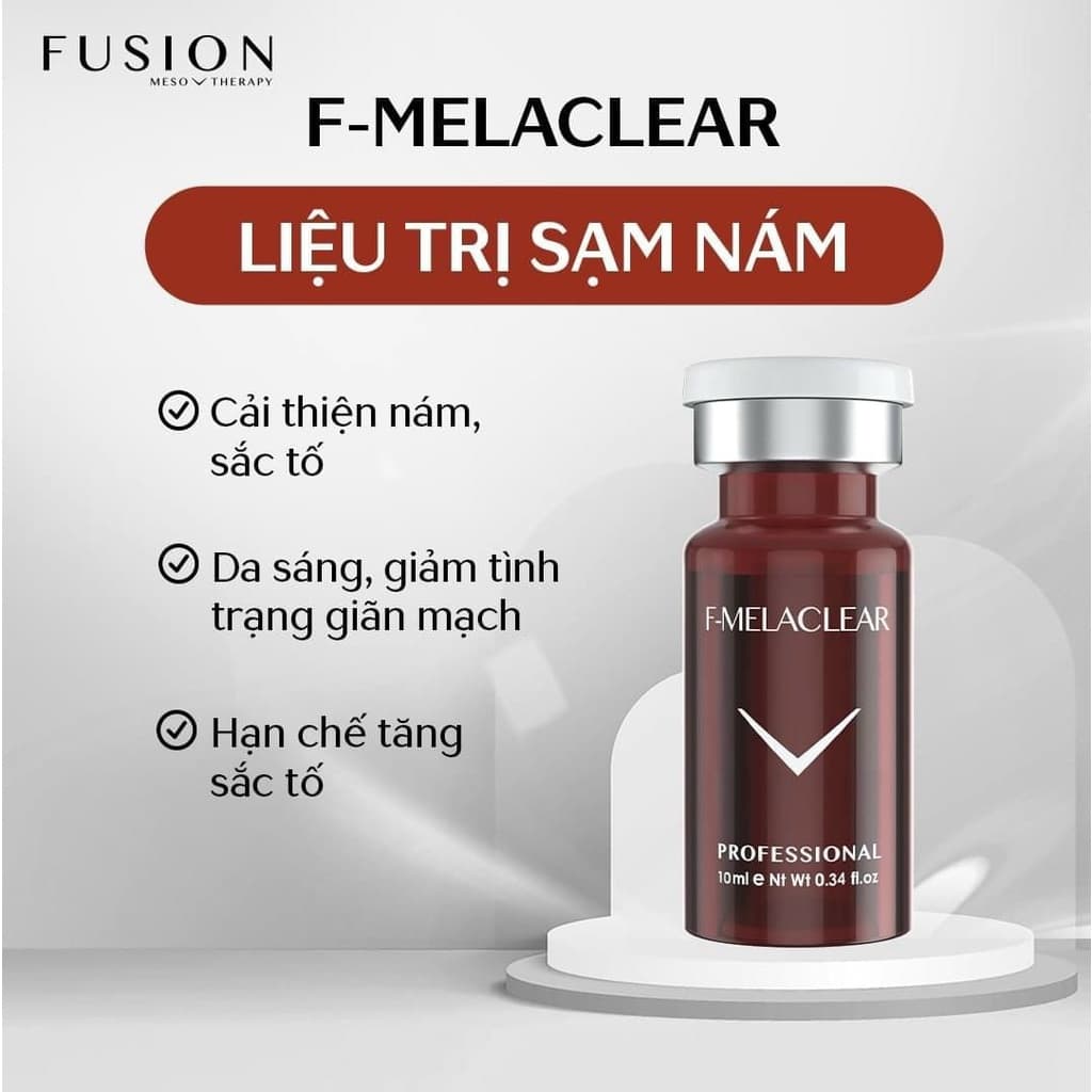 FUSION F-MELACLEAR cấy vi điểm dùng cho vấn đề nám, tăng sắc tố, tàn nhang - Thumbnail 2