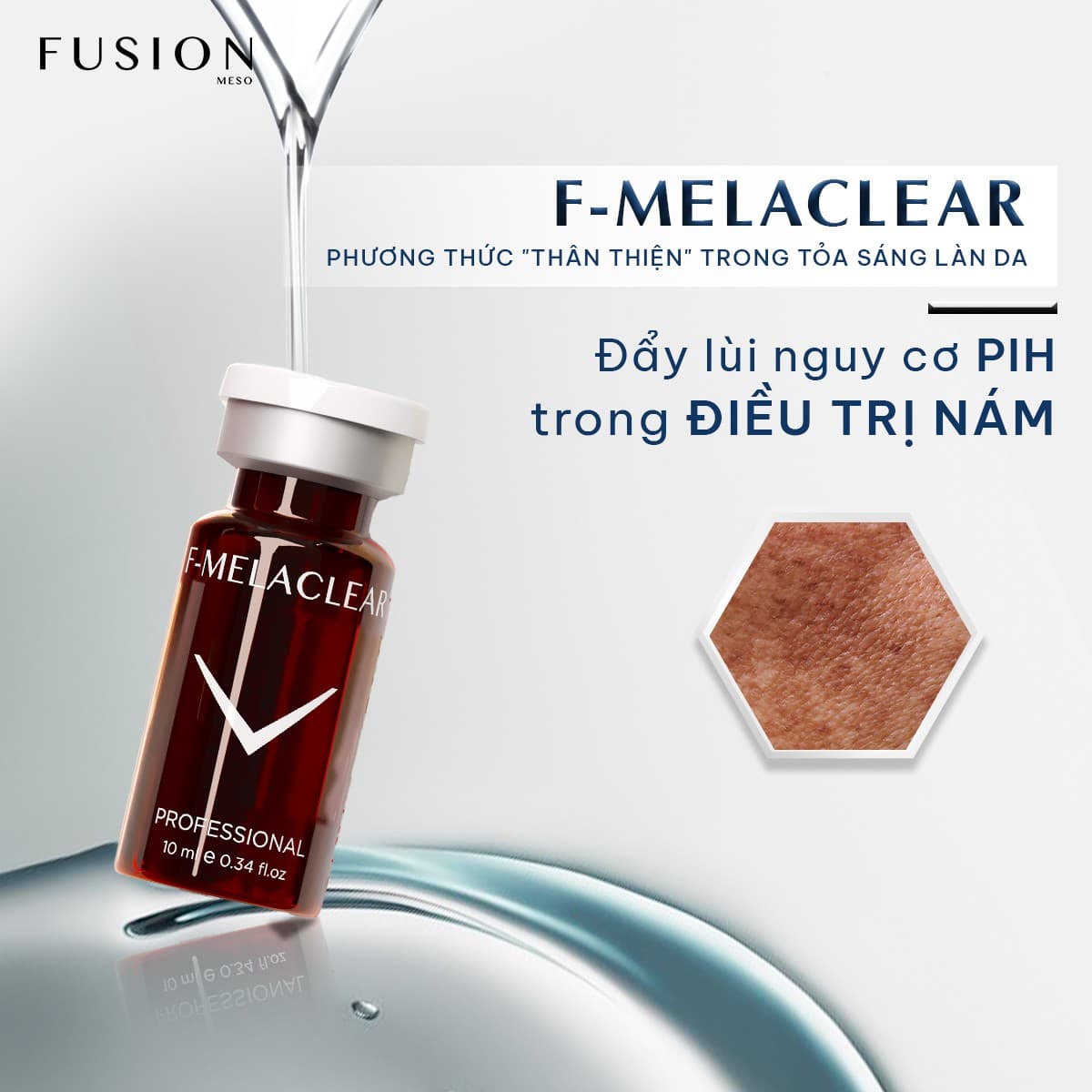 FUSION F-MELACLEAR cấy vi điểm dùng cho vấn đề nám, tăng sắc tố, tàn nhang - Thumbnail 4