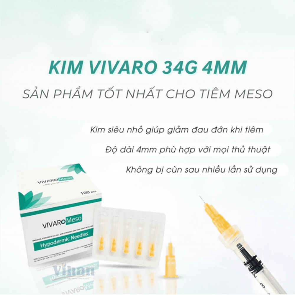 Kim tiêm VIVARO Meso Hypodermic Needle - Thumbnail 2